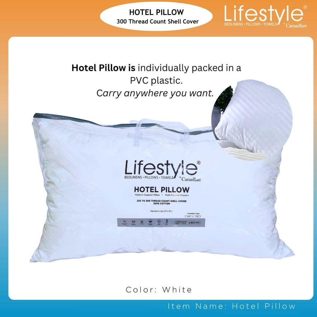 Hotel Pillows - 300 Thread Count Cover