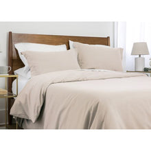 Load image into Gallery viewer, Lifestyle USA 300Thread Count  Cotton Bedsheet Set_PLain- Latte
