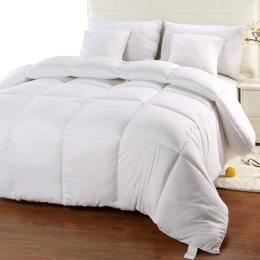 Light Budget Comforter Cotton rich Special Offer Plain White